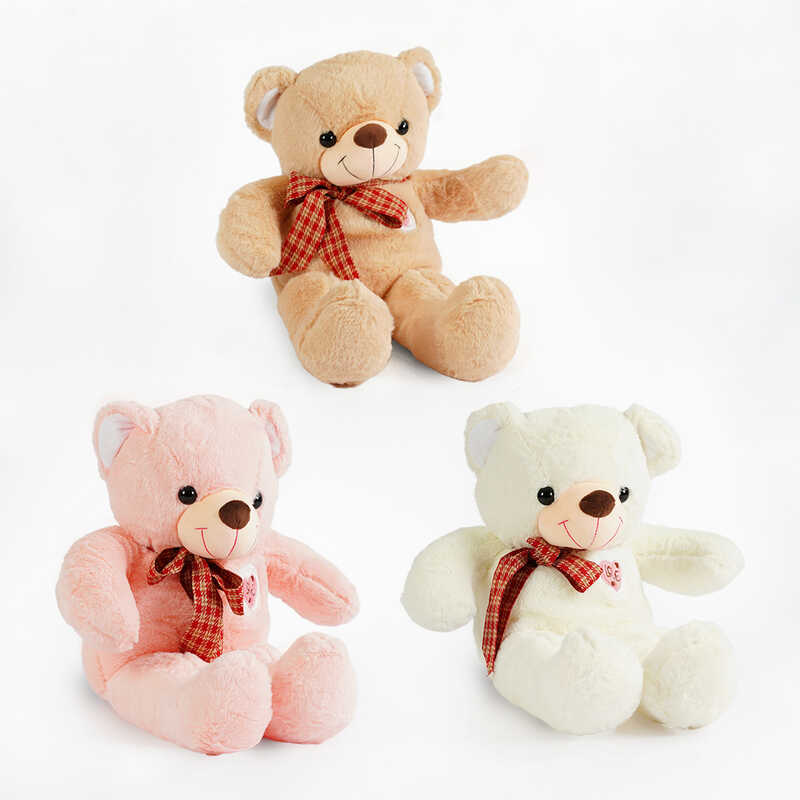 М`яка іграшка C 62989 (60) “Ведмедик”, 3 види, висота 55 см, ВИДАЄТЬСЯ ТІЛЬКИ МІКС ВИДІВ