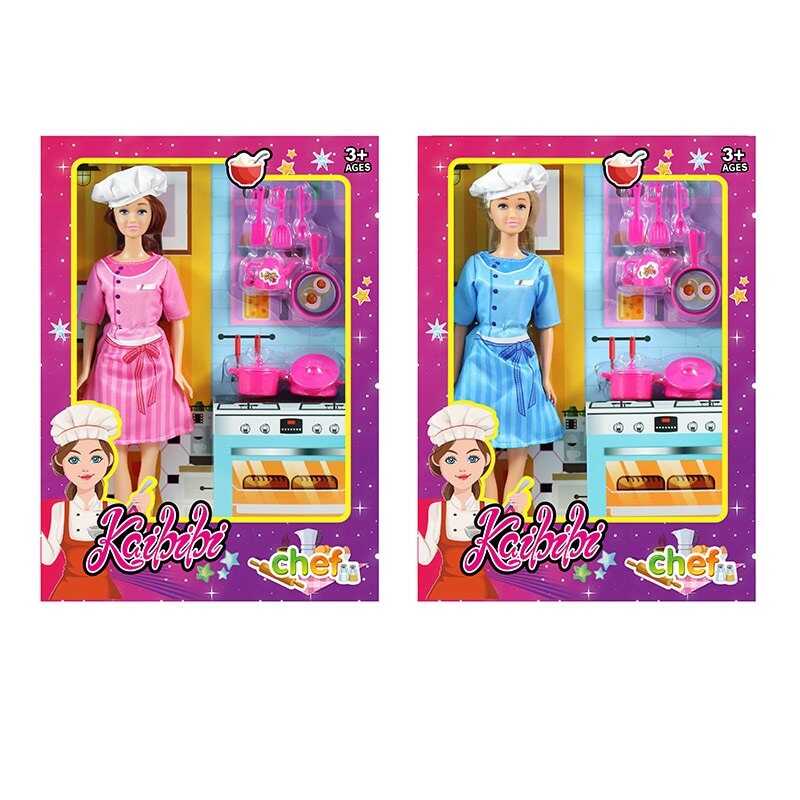 Лялька WG 223 (48/2) 2 види, висота: 30см, знімний одяг, рухомі кінцівки, аксесуари, в коробці