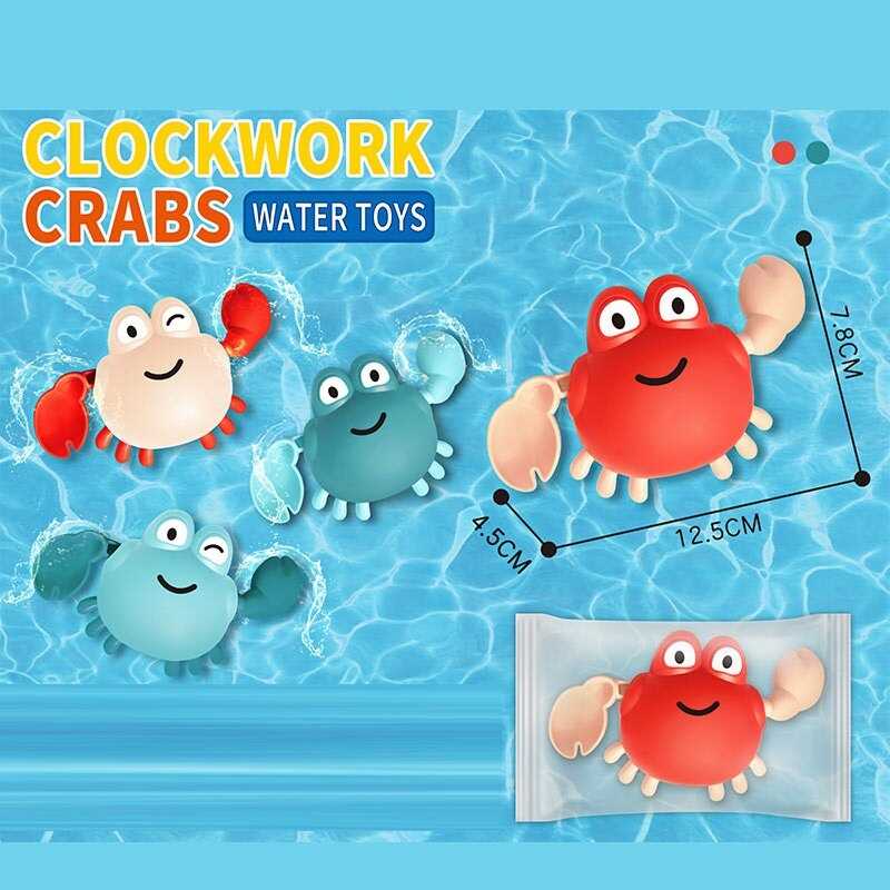 Заводна іграшка 6688-36 S (360) 3 види, "Краб", заводний механізм, рухає лапками, в пакеті ВИДАЄТЬСЯ МІКС ВИДІВ