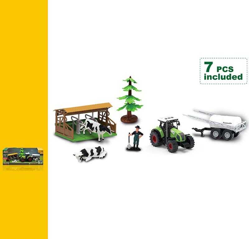 Ферма 550-28 K (24/2) трактор, інерційний механізм, фігурки, звукові ефекти, підсвічування, в коробці