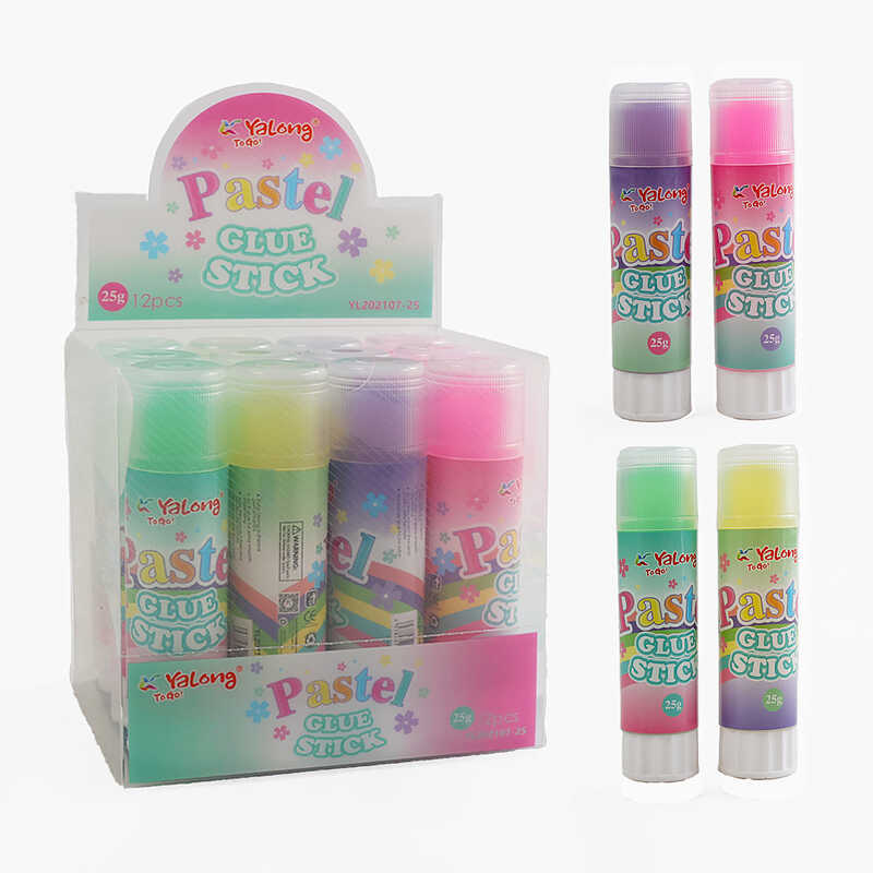 Клей C 72711 (36) ЦІНА ЗА 12 ШТУК В БЛОЦІ, різноколірний, 25 грамів, в коробці