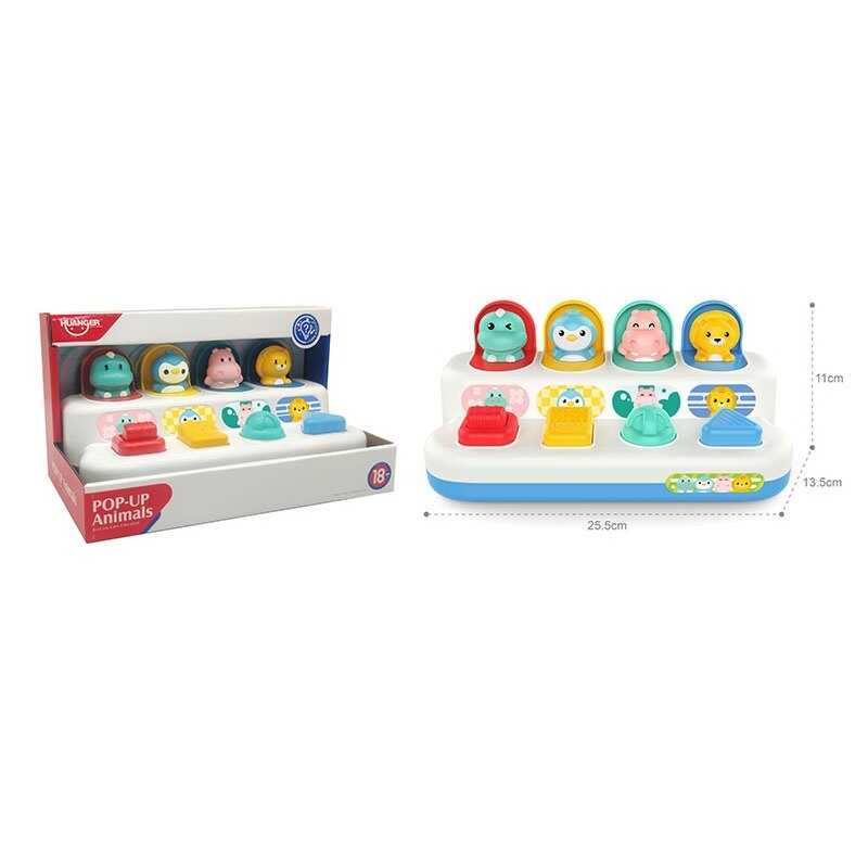 Логічна гра HE 8075 (24) фігурки тварин, цифри, геометричні фігури, в коробці