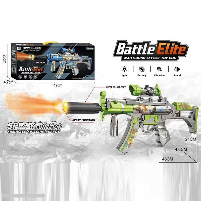 Автомат 8030 (72) підсвічування, звуки, парогенерація, рухоме дуло, від батарейок, в коробці