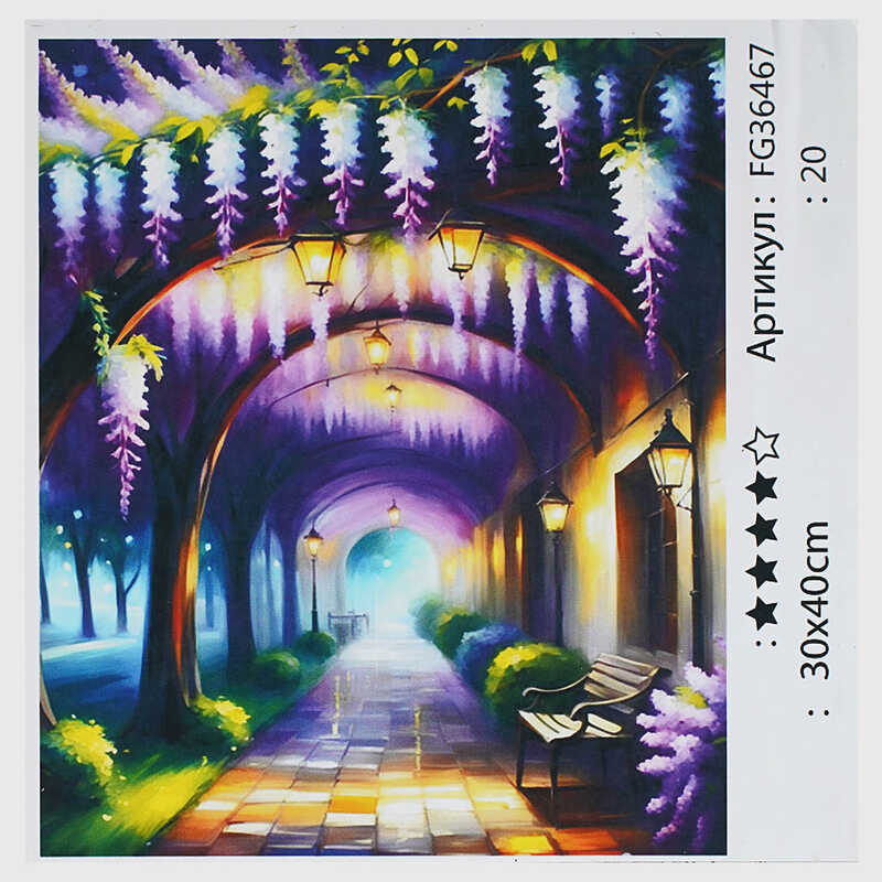 гр Картина за номерами FG 36467 (30) "4FUN Game Club", 30х40 см, в коробці