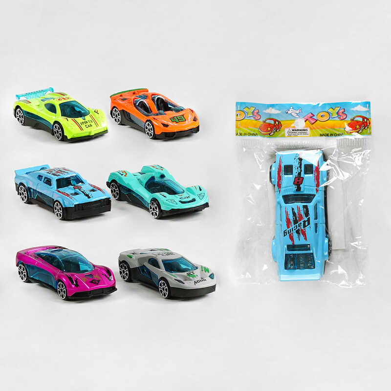 Машинка S 634-10 (1200/2) 6 видів, 1шт в пакеті, металопластик, ВИДАЄТЬСЯ МІКС