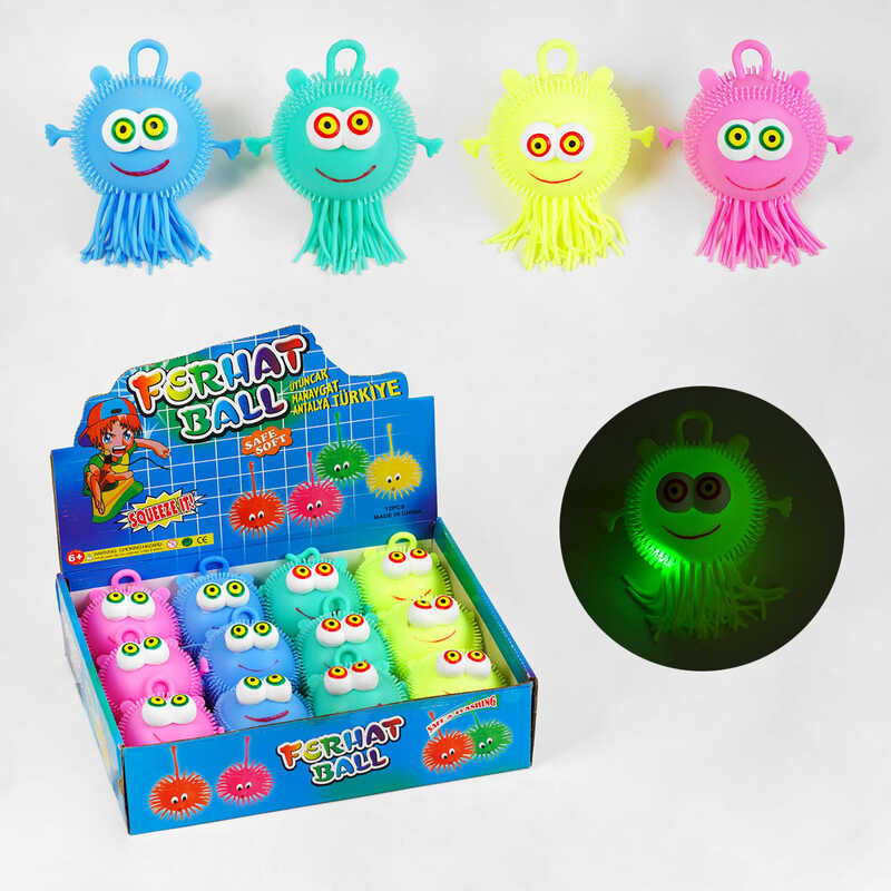 Гра антистрес C 60480 (24) ЦІНА ЗА 12 ШТУК В БЛОЦІ, окастик, підсвічування