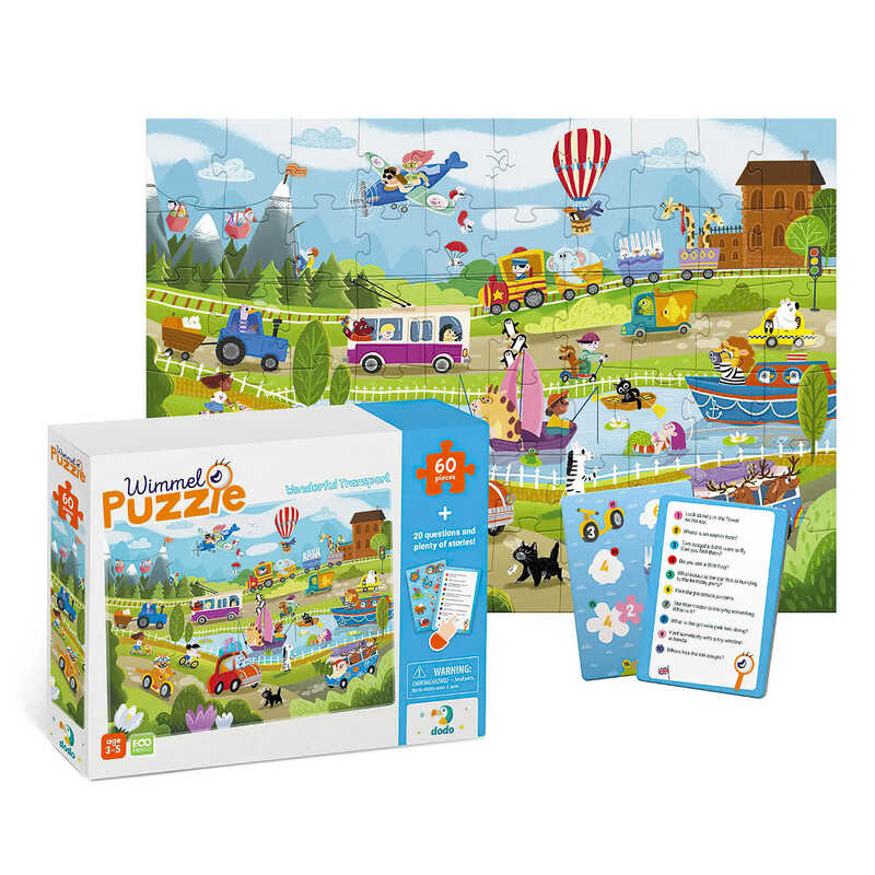 гр Віммельпазл  "Диво-транспорт" 300561 (48) "Dodo", 60 елементів