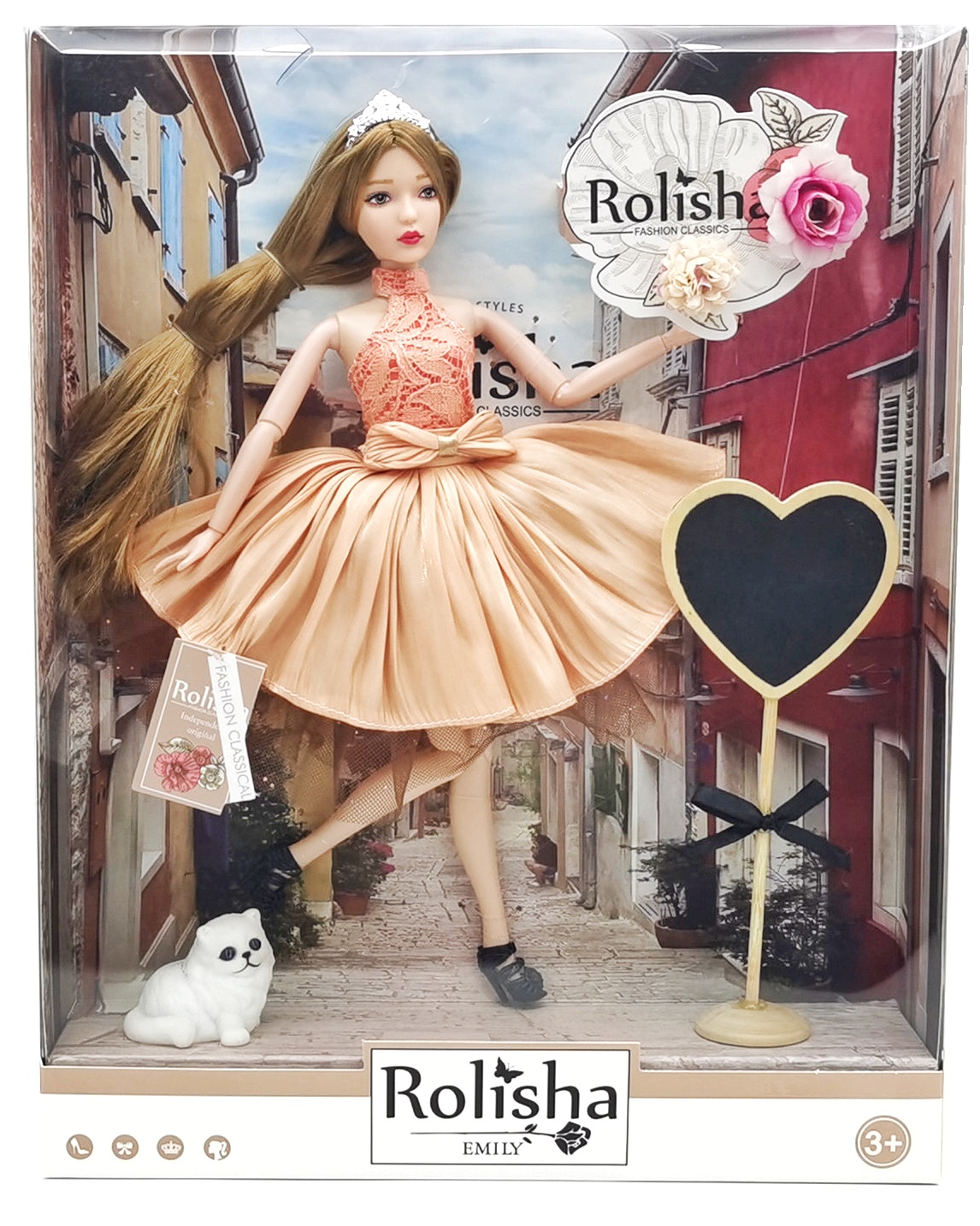 Лялька «Emily - Rolisha» QJ099C , коробка , аксесуари