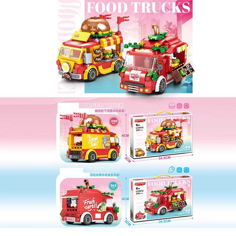 Конструктор L 33012 (80/2) 2 види, “Фургон”, 230 елементів, в коробці