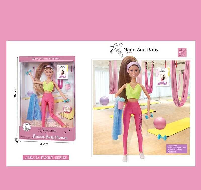 Лялька A 792-1 (48/2), висота 30 см, зйомне взуття, аксесуари, в коробці