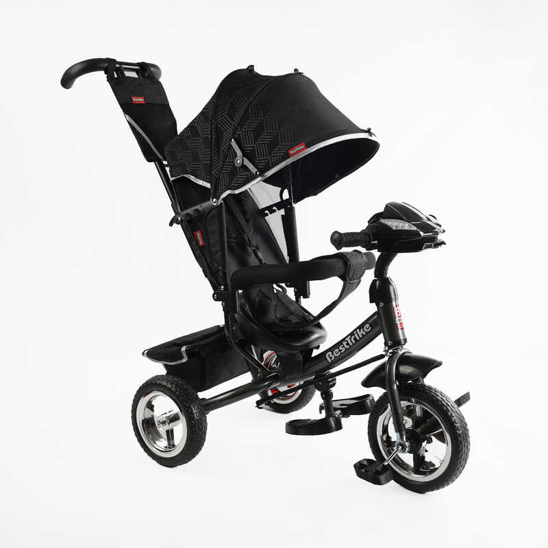 Велосипед 3-х колісний 6588 / 62-403 Best Trike (1) КОЛЕСО ПІНА, d=25см переднє, d=20см задні, фара музична, USB, Bluetooth, в коробці