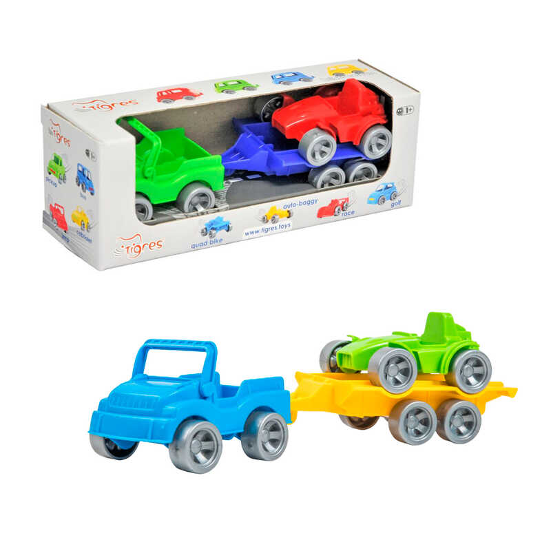 гр Набір авто "Kids cars Sport" 3 ел. (джип+багі) 39544 (20) "Tigres", в коробці