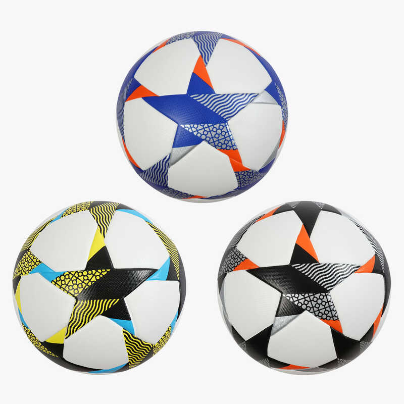 М`яч футбольний M 50352 (30) 3 види, вага 420 грамів, матеріал PU, гумовий балон, ВИДАЄТЬСЯ ТІЛЬКИ МІКС ВИДІВ