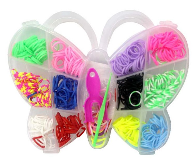 Набір для плетіння P 662 «Метелик», пластикова фурнітура, інструмент, інструкція, в боксі