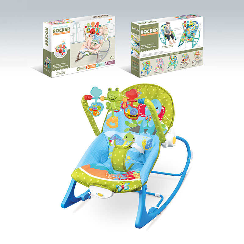 Шезлонг 68123-1 (8) мелодії, 3 підвіски, заспокійлива вібрація, в коробці