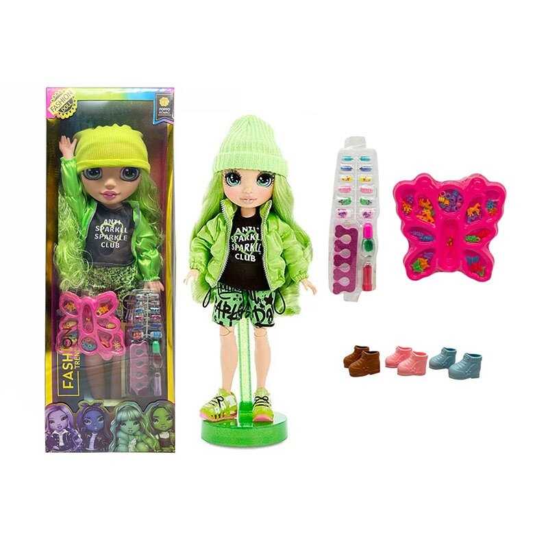 Лялька TK 2342 (24/2) висота 57см, рухливі кінцівки та голова, знімний одяг та взуття, накладні нігті, лак, розділювач для пальців, бальзам для губ, в коробці