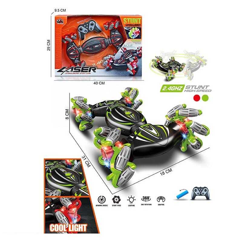 Машина на радіокеруванні RQ 3036 (24) розмір: 18х8х31см, акум. 3.7V, пульт 2.4G, підсвічування, музика, режим демонстрації, в коробці