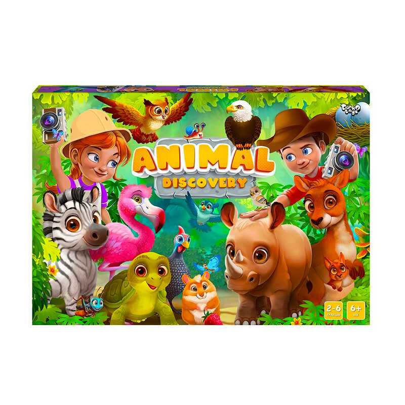 гр Настільна гра "Animal Discovery" G-AD-01-01U УКР. (10) "Danko Toys"