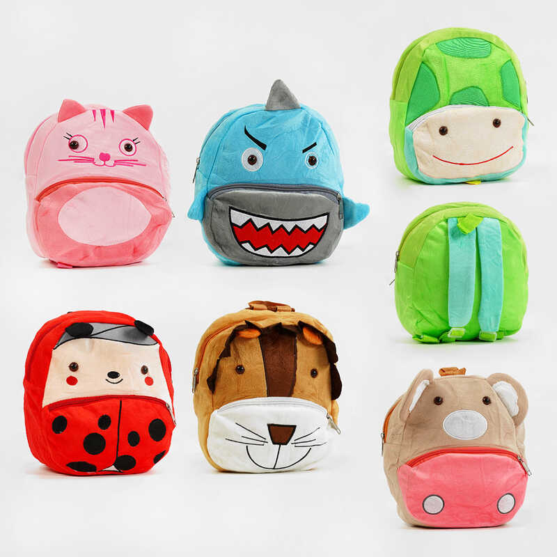 Рюкзак C 56867 (400) з вушками,  висота - 24,5 см, 2 відділення, регульовані ремінці, ручка-тримач, ВИДАЄТЬСЯ ТІЛЬКИ МІКС ВИДІВ, у пакеті