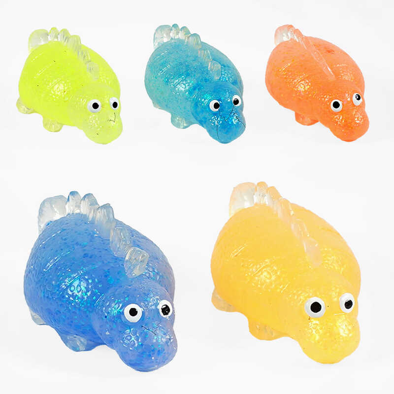 Гра-антистрес C 50793 (24) ЦІНА ЗА 12 ШТУК У ПАКЕТІ, динозавр з блискітками