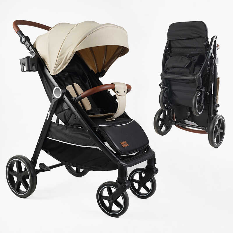 Візок прогулянковий дитячий "JOY" Sevillia S-95998 (1) рама алюмінієва, футкавер, підсклянник, дощовик, в коробці