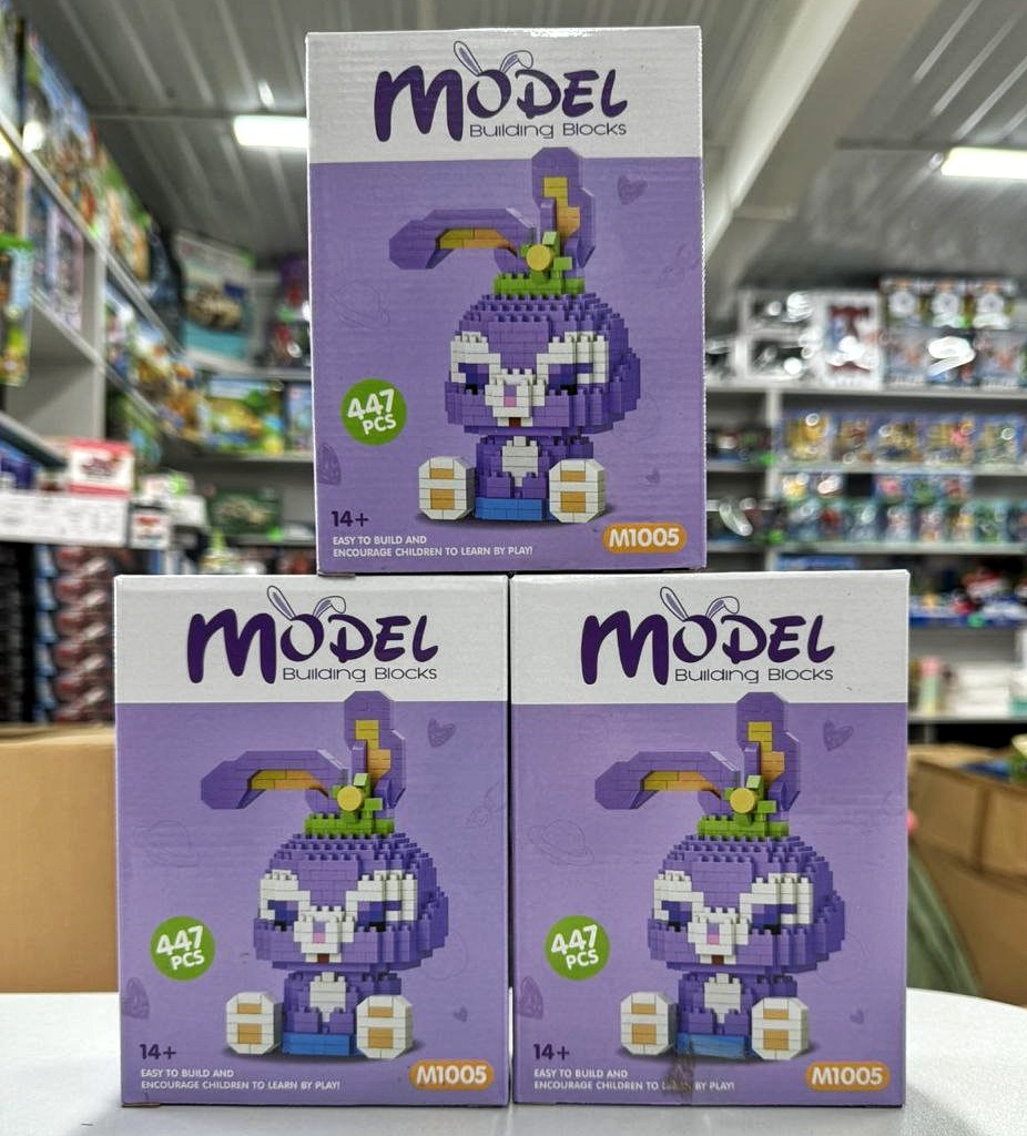 Конструктор "Зайчик" M1005 , 447 дет. , коробка