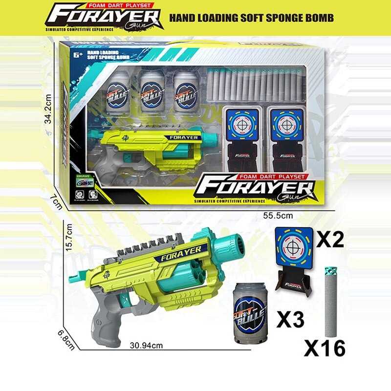 Пістолет з мильними бульбашками JM 003 A (24) в коробці