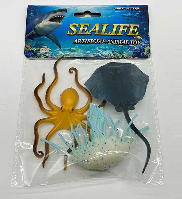 Набір морських жителів 188-35 (264) 3 фігурки, в пакеті