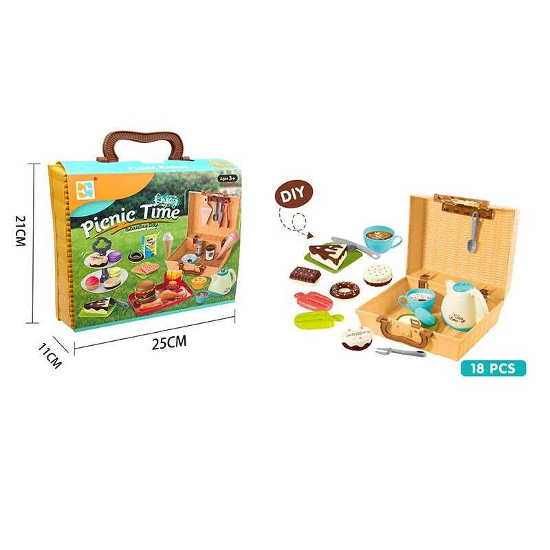 Набір продуктів 699-91 (48/2) 18 елементів, набір для чаювання, десерт, в коробці