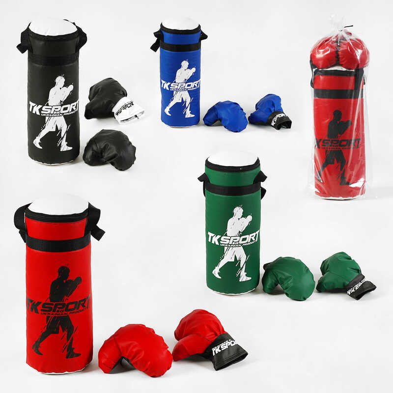 гр Боксерський набір СЕРЕДНІЙ (1)  Б17089 , 4 кольори, "TK Sport", висота-47 см, ВИДАЄТЬСЯ ТІЛЬКИ МІКС ВИДІВ