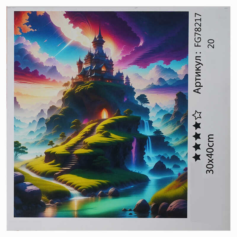 гр Картина за номерами FG 78217 (30) "4FUN Game Club", 30х40 см, в коробці