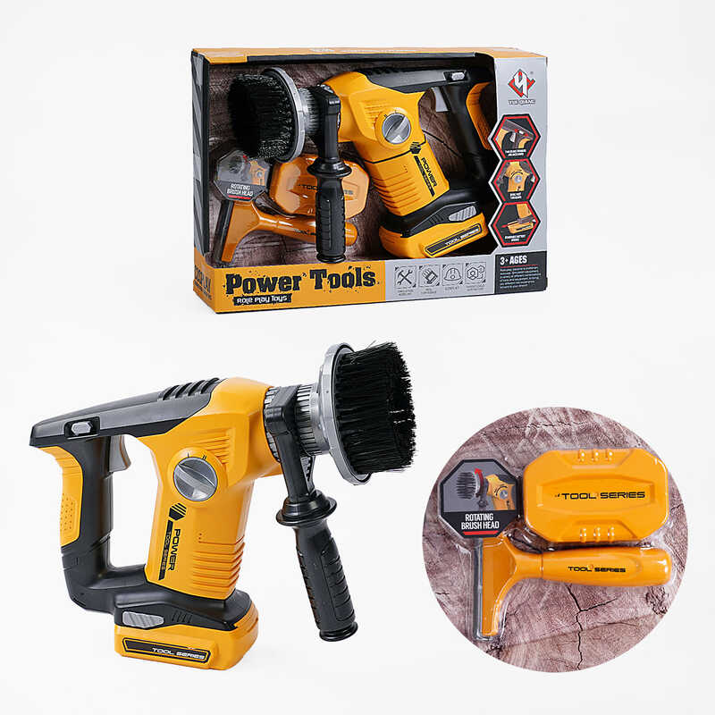 Шліфувальна машина T 016 C (24) насадка з щіткою, скребок, губка, на батарейках, в коробці