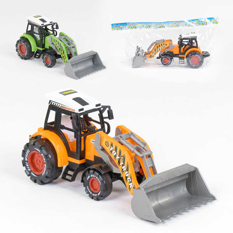 Трактор 658-1 (72/2) 2 кольори, інерція, в пакеті