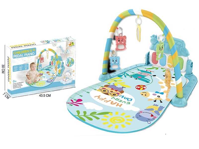 Килимок 518 A30 (20) звук, підсвічування, піаніно, 5 підвісок, ростомір, в коробці