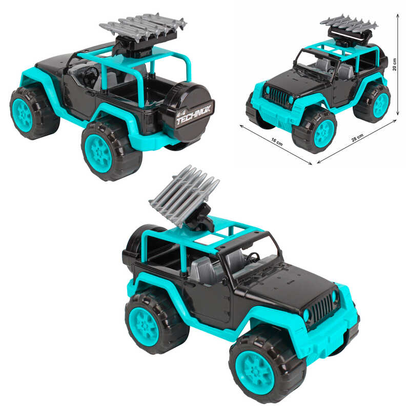 гр Позашляховик 0921 (4) "Technok Toys", розміри: 28х16х20 см, рухливі елементи