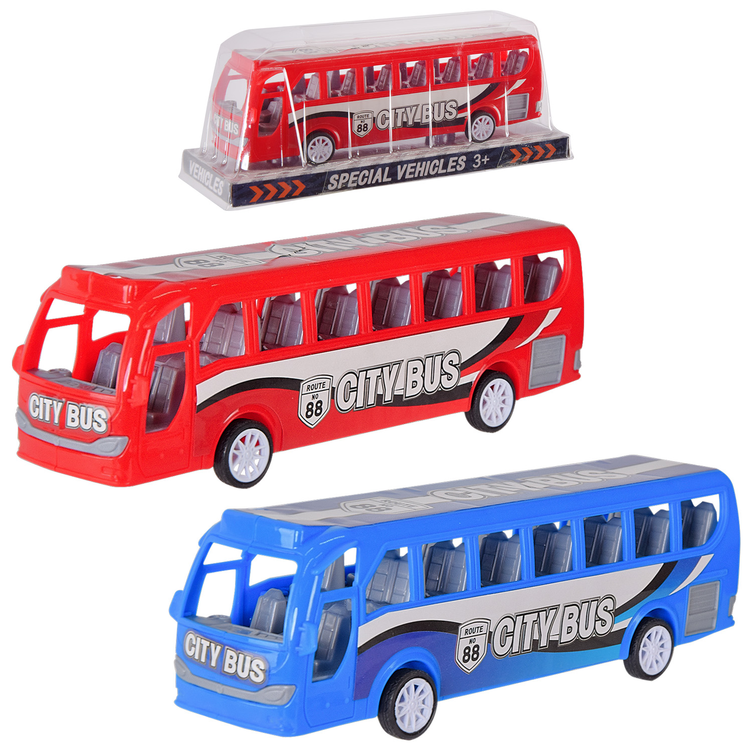 Автобус JY88-1 , 2 кольори , слюда