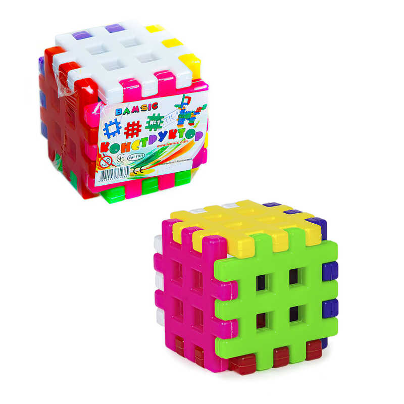 гр Конструктор-пазли 114/1 (12) "BAMSIC" 6 деталей, в плівці