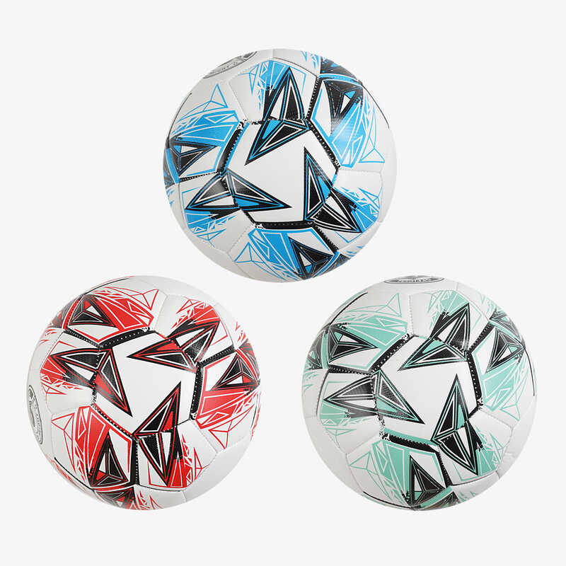 М`яч футбольний C 70335 (50) 3 види, вага 420 грамів, матеріал PU, балон гумовий, розмір №5, ВИДАЄТЬСЯ ТІЛЬКИ МІКС ВИДІВ