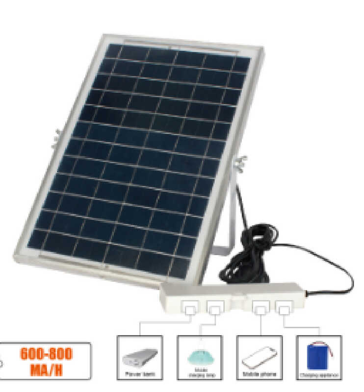 Зарядна станція С 68426 (33) сонячна панель, 4 USB виходи, 600-800 mA/h, коробці