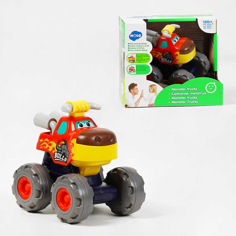 Машинка 3151 A (24/2) "Hola", "Бичок", інерція, відкриває рота, в коробці