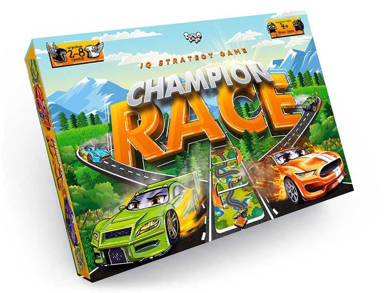 гр Настільна розважальна гра "Champion Race" G-CR-01-01 (10) "Danko Toys", опис укр\рос мовами