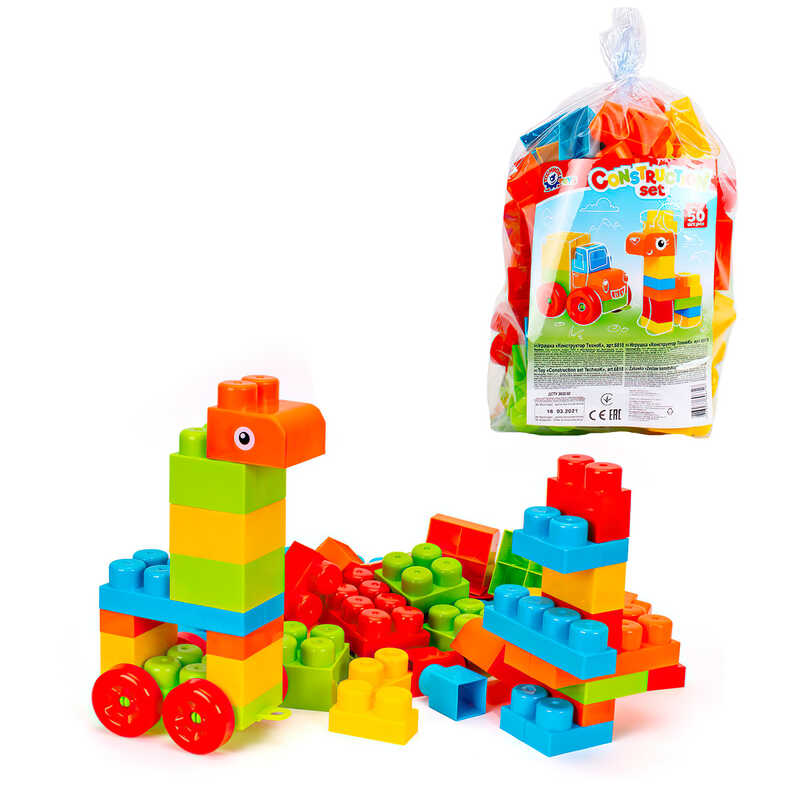 гр Конструктор 6818 (8) "Technok Toys" 50 деталей, в пакеті