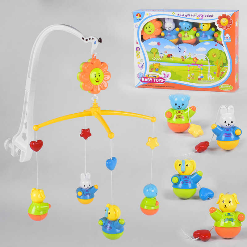 Карусель 6388 (36) музична, заводний механізм, у коробці