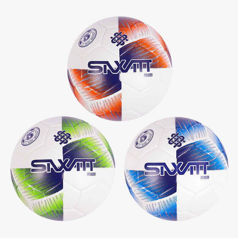 М`яч футбольний C 64627 (30) 3 види, вага 420 грамів, матеріал PU, балон гумовий, клеєний, (поставляється накачаним на 80), ВИДАЄТЬСЯ ТІЛЬКИ МІКС ВИДІВ