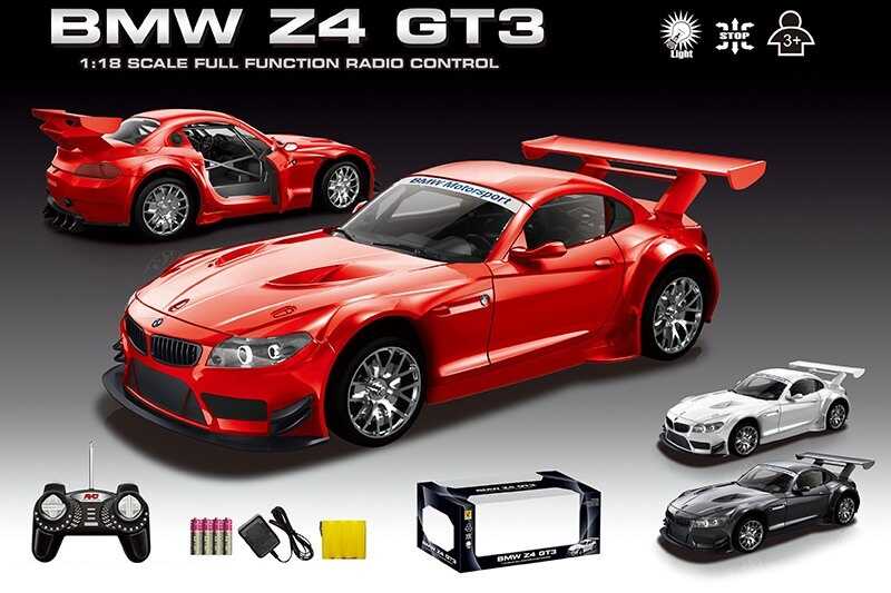 Машина на радіокеруванні 866-1812 B Штрих = 84628 (24/2) "BMW Z4 GT3", 3 кольори, світло, акумулятор 4,8V, 2.4 Ghz-А, батарейки, у коробці, ВИДАЄТЬСЯ МІКС ВИДІВ