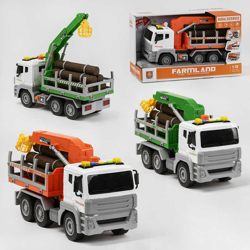 Спецтехніка WY 840 A/B (18) 2 кольори, на батарейках, інерція, помповий насос, світло, звук, в коробці