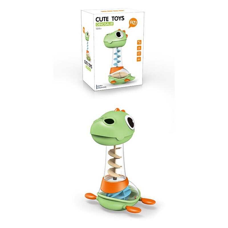 Гра для ванни Q 06 Y (60) "Динозаврик", обертається гвинт, обертається куля, в коробці