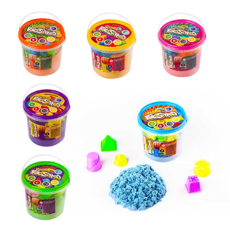 гр Кінетичний пісок "KidSand" 1000г KS-01-01 (12) "Danko Toys"