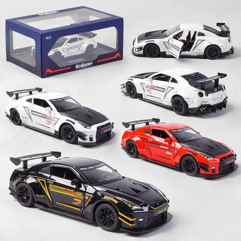 Машина GT - 2247 (24/2) "Авто Експерт Преміум" 3 кольори, металопластик, 1:24, інерція, світло, звук, відчиняються на верх дверей, багажник, капот, в коробці, МІКС ВИДІВ