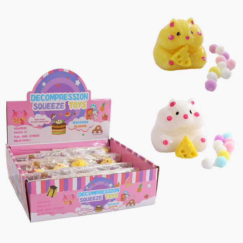 Гра антистрес C 70852 (24) ЦІНА ЗА 16 ШТУК В БЛОЦІ, "Хом'ячок", в коробці